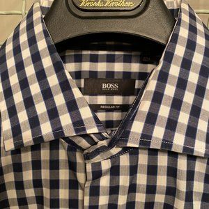 Hugo Boss Checkered Button Down